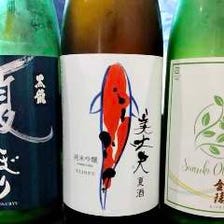 日本酒の種類も豊富♪