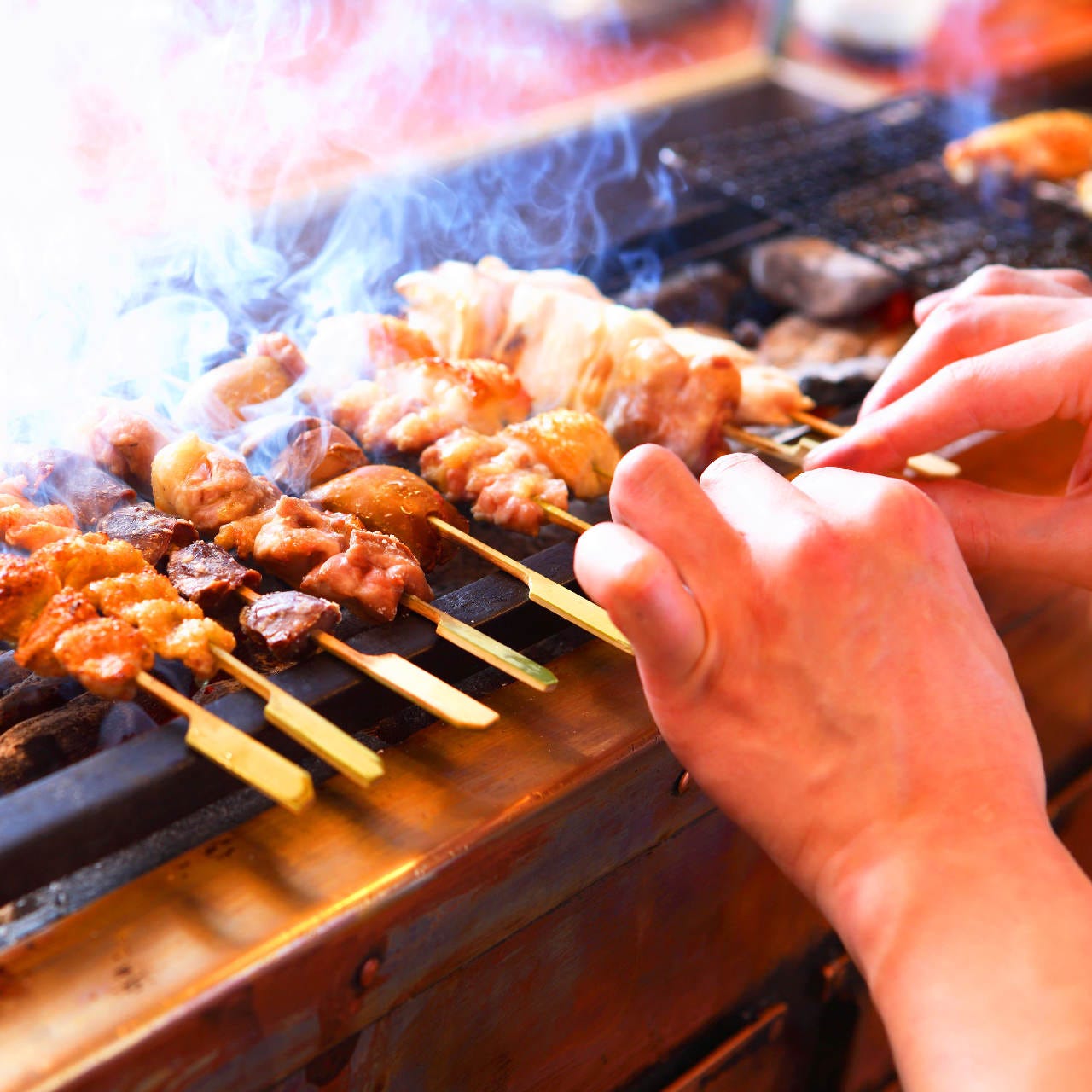 今井屋職人”焼き方人”が絶妙に焼く