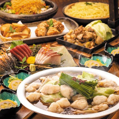 九州魂 徳島駅前店_豪華/厳選!≪闘魂コース≫九州産鶏のゴロ焼き/鮮魚3点盛り/博多もつ鍋など…全9品＋2時間飲み放題付