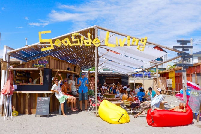 逗子海岸海の家 Seasideliving 逗子 バーベキュー ぐるなび