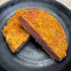 厚切りハムかつ