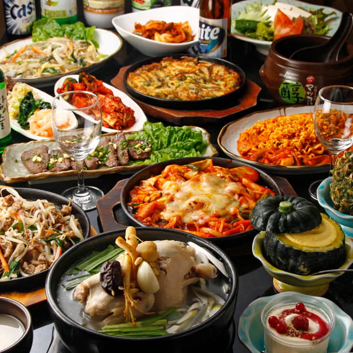 料理のみコースはお腹いっぱい韓国料理を食べたい人にぴったり！