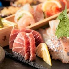 【春季の鮮魚メイン】  魚虎‐UOTORA-コース　全10品 4,200円