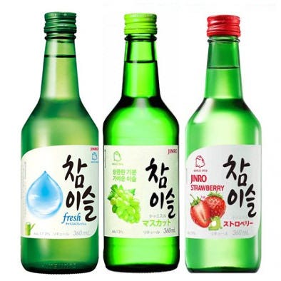 韓国のお酒やジュースも種類充実の飲み放題プランで大満足
