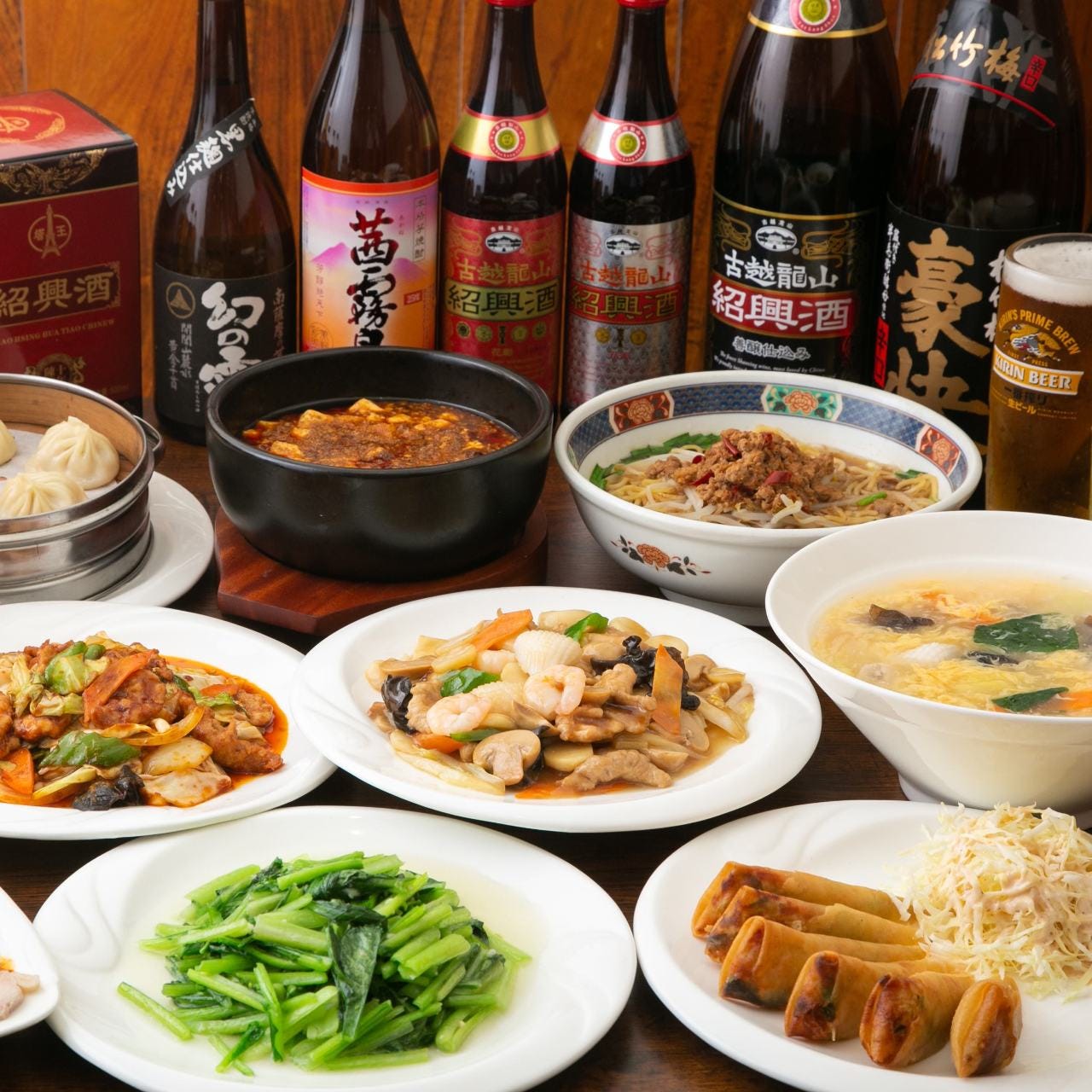 本格中華コース 定番中華料理 9品 2時間飲み放題付の詳細 中国料理 龍美 東京一号店 荻窪 中華料理 ぐるなび