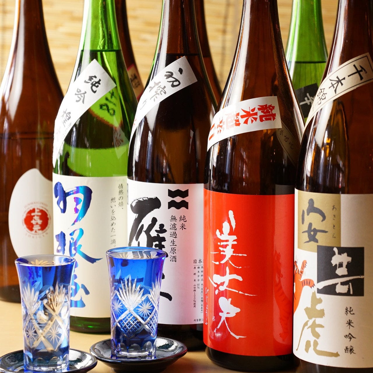日本各地の地酒を取り揃え