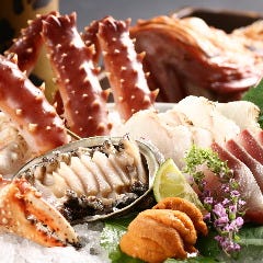 豪華北海道食材飲み放題付きコース