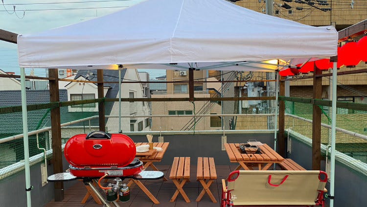 上新庄屋上BBQ レンタルスペース