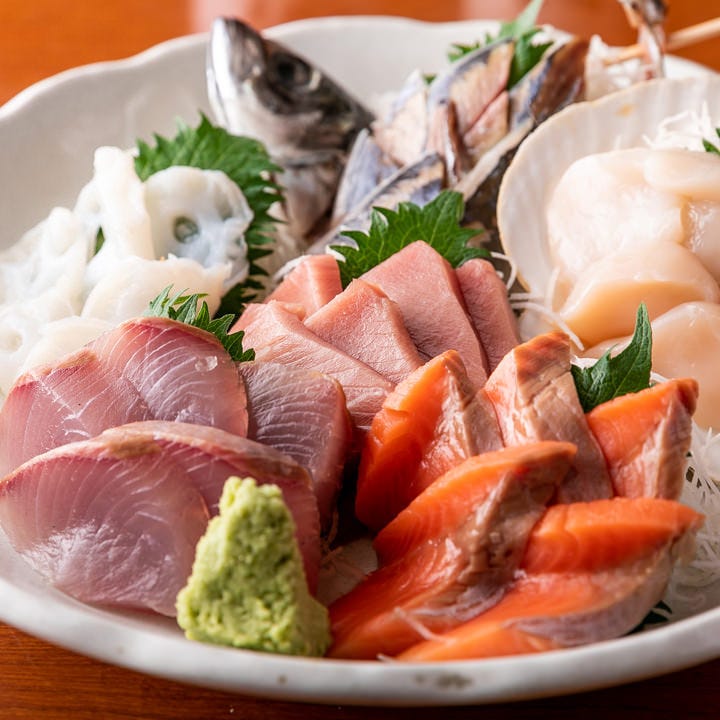 秋のコース 2時間飲み放題付 刺身4種 揚げ物盛 大山地鶏炭火串焼き等豪華8品 ふくろうコース 4660円の詳細 大型宴会個室 炭焼き地鶏 ふくろう亭 田町店 田町 三田 居酒屋 ぐるなび