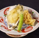 生牡蠣の天ぷら