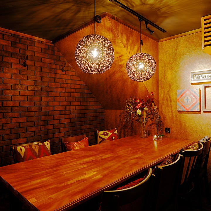 個室ダイニング jalan baru ~ジャランバル~_全席個室のプライベート空間