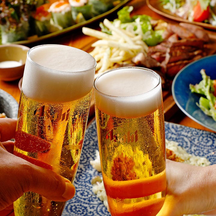 個室ダイニング jalan baru ~ジャランバル~_やみつきアジアンコース<全8品>2h飲み放題付き・歓送迎会・記念日・女子会