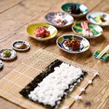 地元・金沢でとれた野菜や魚介など、選りすぐりの食材をご用意。