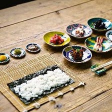 細巻き寿司6皿＋天ぷらセット
