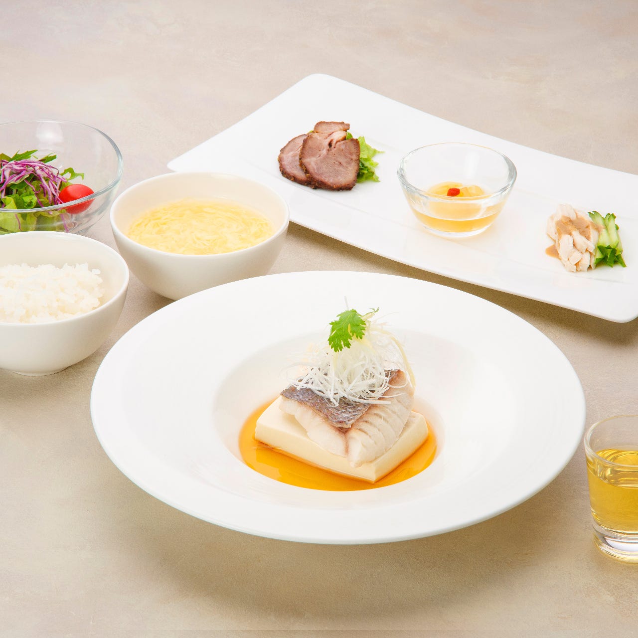 鯛と豆腐の葱生姜風味 1,650円(税込)