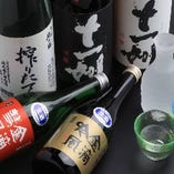 北海道の地酒をはじめ、全国各地の地酒、九州焼酎を多数ご用意