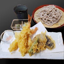 サクサクの天ぷらと蕎麦で乾杯！