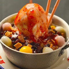 白玉団子アイス入りフルーツポンチ