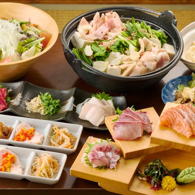 個室×創作料理 縁結~MUSUBI~ なんば_国産牛もつ鍋コース(全7品・飲み放題付き)