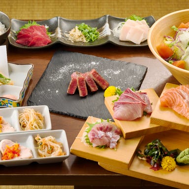 個室×創作料理 縁結~MUSUBI~ なんば_国産和牛ステーキと旬の天ぷら盛りコース(全7品・飲み放題付き)