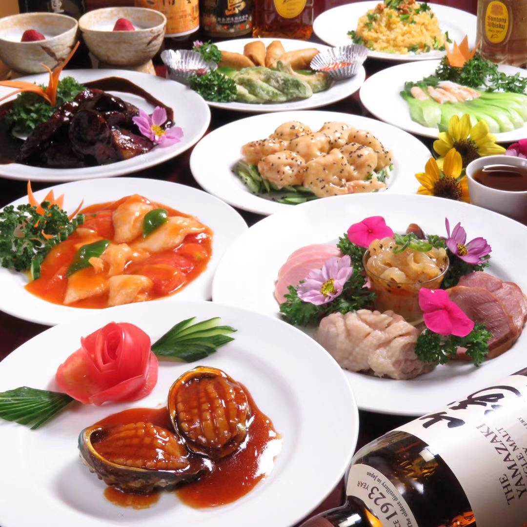 中国でしか入手できないもの以外はすべて日本産の食材を使用。
