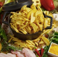 食べ放題 フライドポテト バター醤油