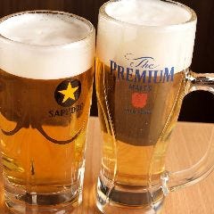 新鮮な魚介の美味しさを引き立てる嬉しい飲み放題付