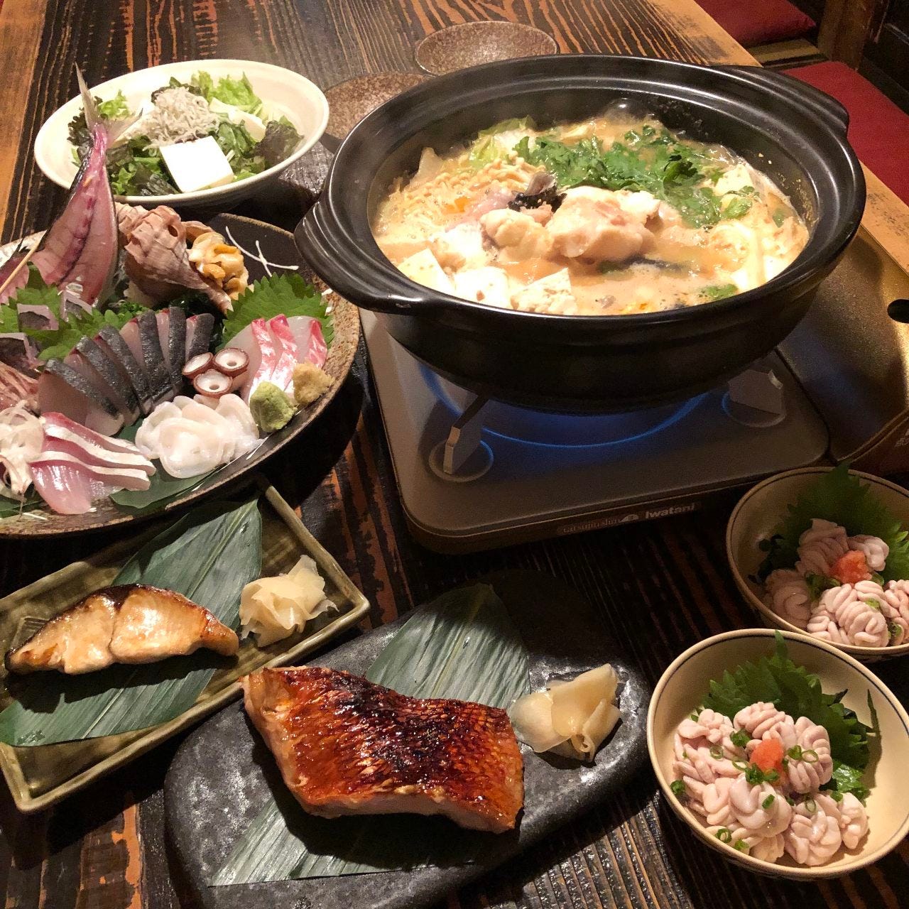 2時間飲み放題付き １番人気 〆の雑炊まで絶品 あんこう肝味噌鍋が味わえるコース の詳細 おさかなや 魚魚権 目黒 目黒 居酒屋 ぐるなび