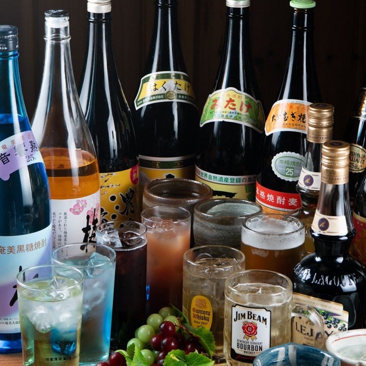 日本酒や焼酎など豊富なドリンク