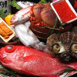 ■鮮度抜群■
市場直送で毎日仕入れる新鮮魚介を愉しめます。
