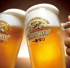 ビールで乾杯