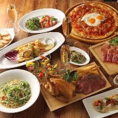 前菜、ピザ、パスタ、メインまで、リーズナブル＆ボリューム満点