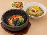 【焼かないお気軽ランチ】石焼ビビンバ冷麺ランチ