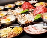大阪お好み焼きを満喫できろ満足コースは１９８０円（３名以上でご予約ください）