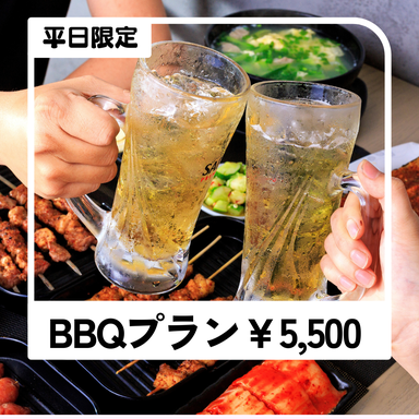 横浜 BBQ スリーモンキーズテラス横浜関内店  コースの画像