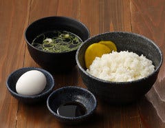 焼鳥屋 鳥貴族 四谷三丁目店_ご飯セット~温玉添え~