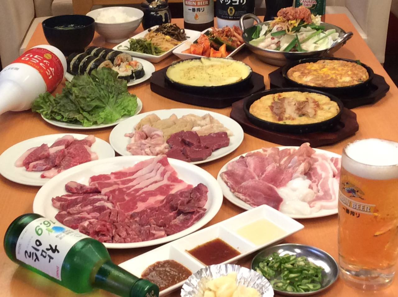 時間無制限 焼肉食べ飲み放題 鍋コースにも変更可の詳細 韓国屋台料理 とらじ 堺 韓国料理その他 ぐるなび
