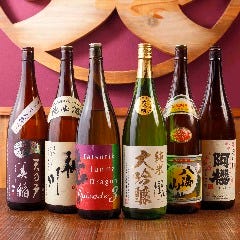 日本酒やワインなど全100種類以上のドリンクをご用意◎