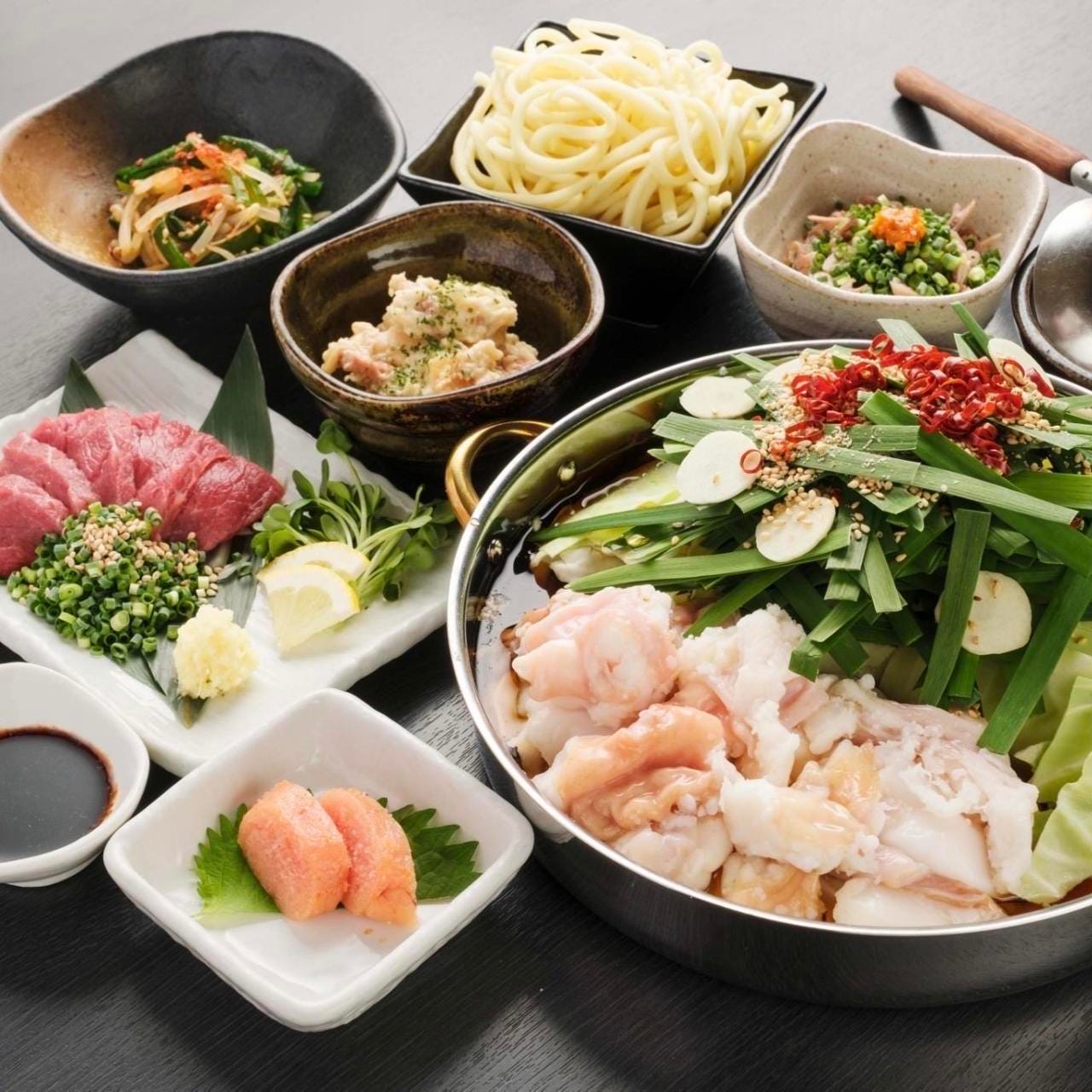 博多名物もつ鍋 笑楽 博多駅店の笑楽御膳