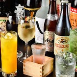 ビールや梅酒、果実酒など充実の品揃え