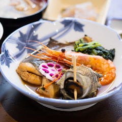 漁師直営 魚祭 四季彩館みょうこう店 メニュー お食事 ぐるなび