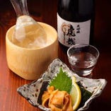天然ほやの刺身　780円（税別）

岩手県洋野町産の希少な天然ほや、凝縮した天然の味をお楽しみください。