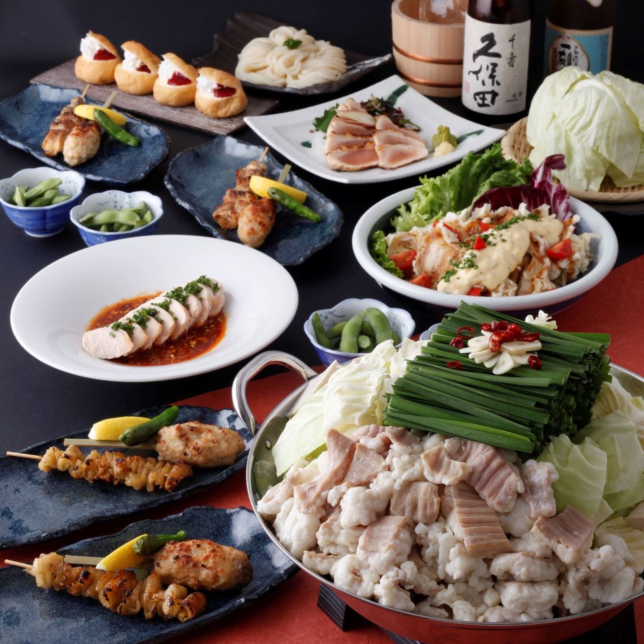 飲み放題2h 料理10品 上質なもつを神田川流のお出汁で味わう 5000円コース の詳細 やきとり もつ鍋 ゆ鶏 十色 相模大野店 相模大野 居酒屋 ぐるなび