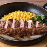 肉屋のサーロインステーキ