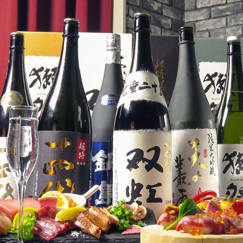 日本酒を常時150種以上取り揃え！