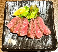 上州牛熟成肉のステーキ！肉バルイチオシメニューです！