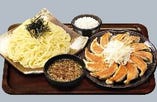 浜松餃子と濃厚つけ麵のセット