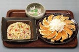 浜松餃子と五目チャーハンのセット