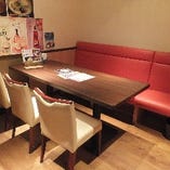 落ち着いた雰囲気の個室