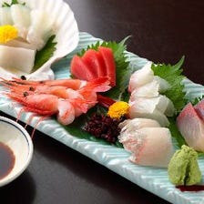 ◆新鮮な車海老・野菜の江戸前天ぷらに上質な刺身も付いた豪華な『会席コース らん』［全10品］